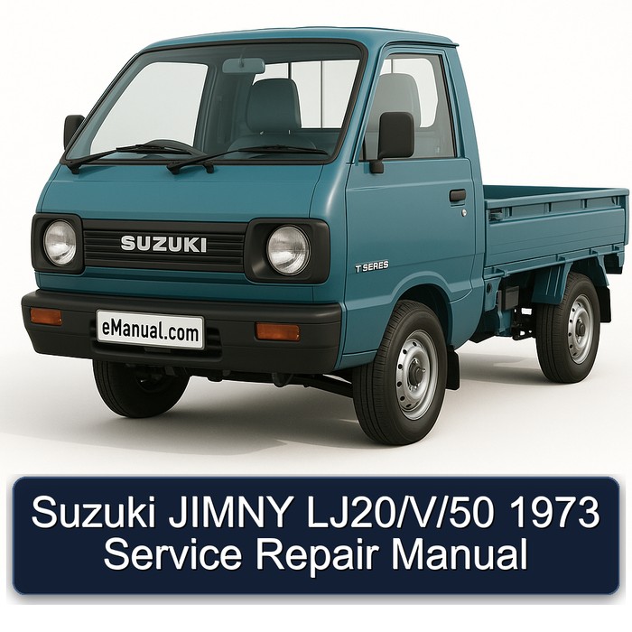 1973 Suzuki Jimny Lj20/v/50 Service Repair Workshop Manual PDF