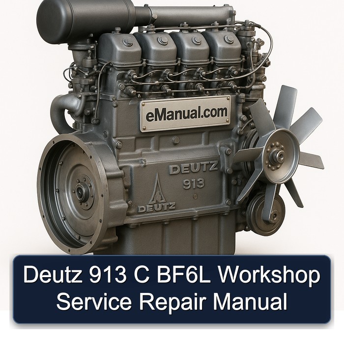 Deutz 913 C BF6L Service Repair Workshop Manual PDF