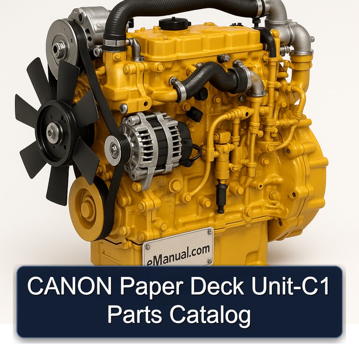Caterpillar C0.5 C0.7 C1.1 C1.5 C1.6 C2.2 Canon Paper Deck UNIT-C1 Parts Catalog PDF
