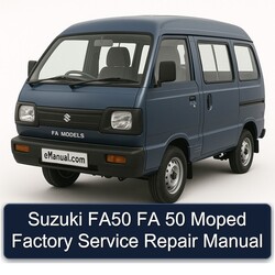 Garelli Moped Suzuki FA50 FA 50 Service Repair Workshop Manual PDF