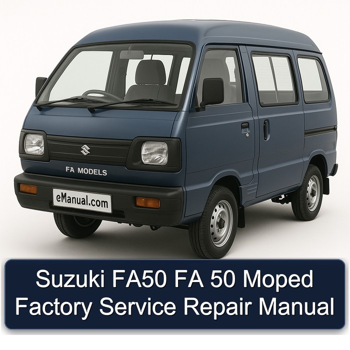 Garelli Moped Suzuki FA50 FA 50 Service Repair Workshop Manual PDF