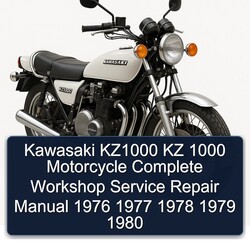 1976-1980 Kawasaki KZ Series KZ1000 1000 Motorcycle Service Repair Workshop Manual PDF