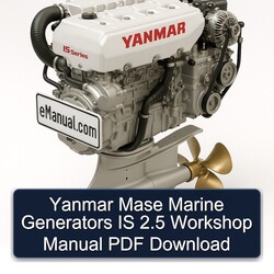 Yanmar Mase Marine Generators IS 2.5 Service Repair Workshop Manual PDF