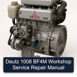 Deutz 1008 BF4M Service Repair Workshop Manual PDF