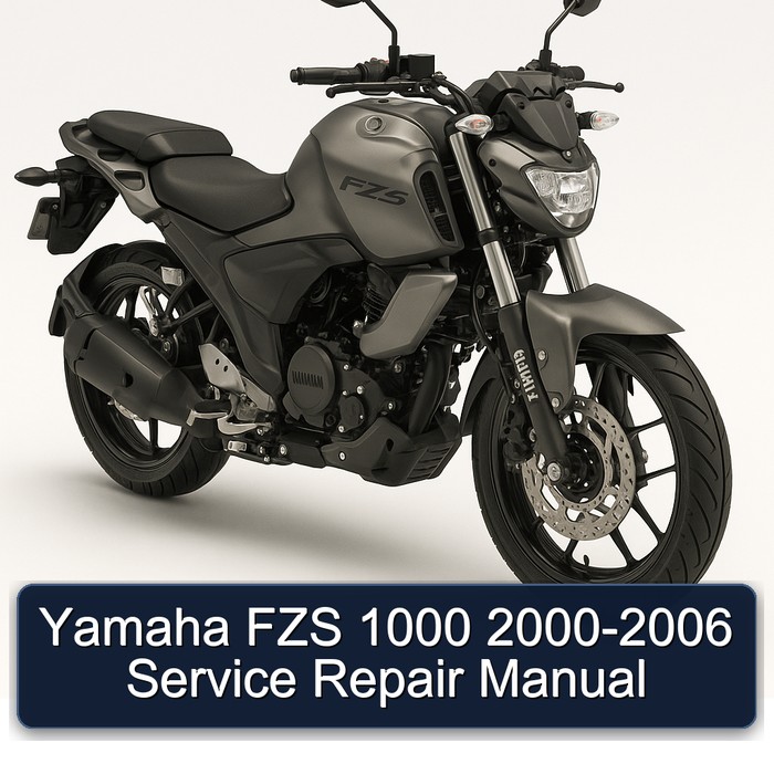 2000-2006 Yamaha FZS Models 1000 Service Repair Workshop Manual PDF