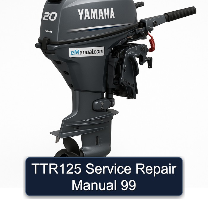 Yamaha TT Models TTR125 99 Service Repair Workshop Manual PDF