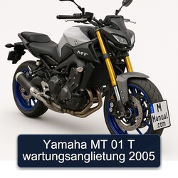 Yamaha MT 01 T wartungsanglietung 2005