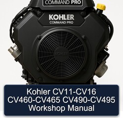 Kohler Command Pro Models CV11-CV16 CV460-CV465 CV490-CV495 Service Repair Workshop Manual PDF
