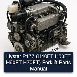 Hyster P177 (h40ft H50FT H60FT H70ft) Forklift Parts Catalog PDF