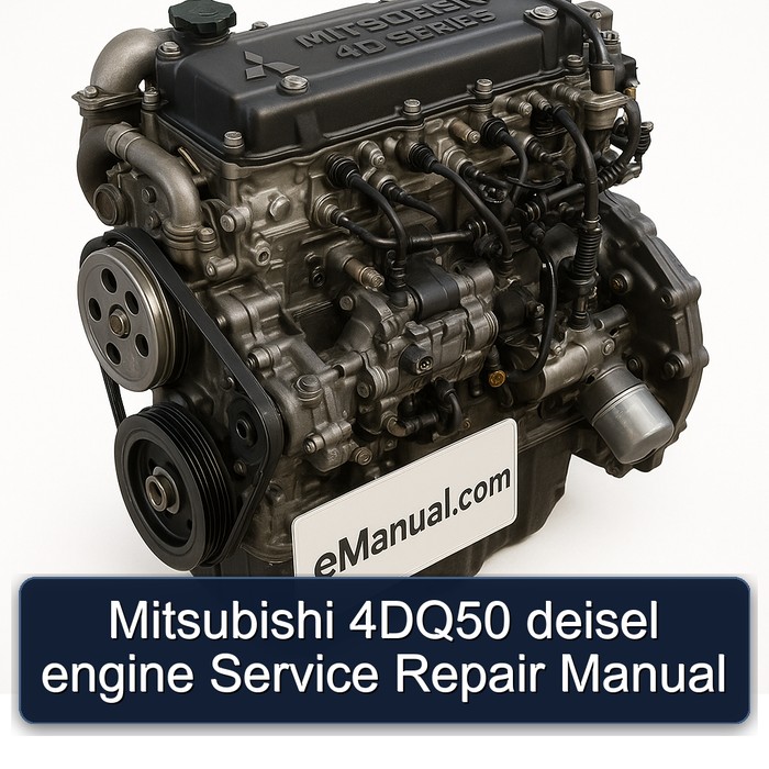 Mitsubishi 4 D Series 4dq50 Deisel Engine Service Repair Workshop Manual PDF