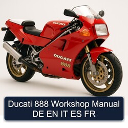 Ducati 888 DE EN IT ES FR Service Repair Workshop Manual PDF