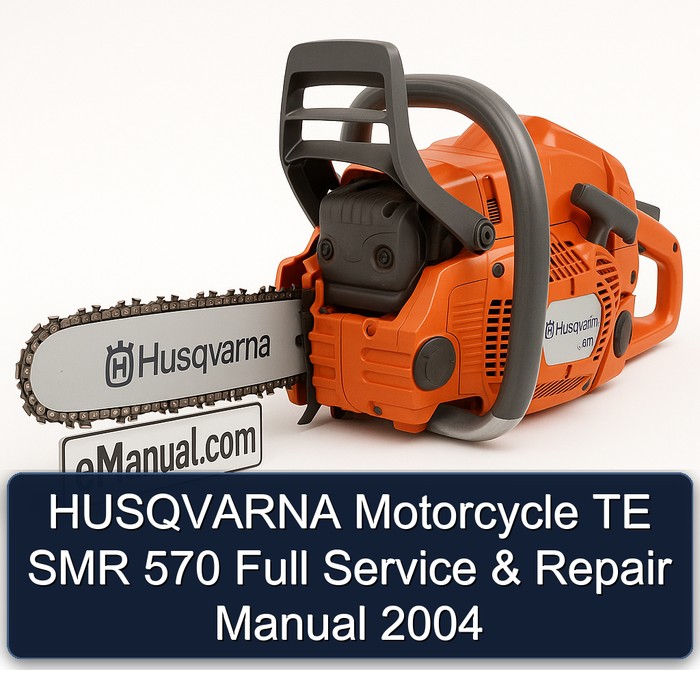 2004 Husqvarna SMR Models Motorcycle TE 570 Service Repair Workshop Manual PDF