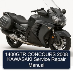 2008 Kawasaki Concours Models 1400GTR Service Repair Workshop Manual PDF