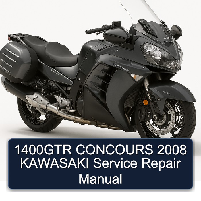 2008 Kawasaki Concours Models 1400GTR Service Repair Workshop Manual PDF