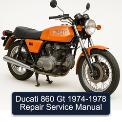 1974-1978 Ducati 860 Service Repair Workshop Manual PDF