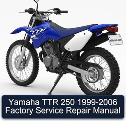 1999-2006 Yamaha TTR Models 250 Service Repair Workshop Manual PDF