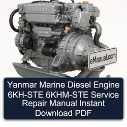 Yanmar Marine Diesel Engine 6KH-STE 6KHM-STE Service Repair Workshop Manual PDF