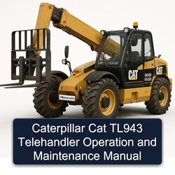 Caterpillar CAT TL943 Telehandler Operation Service Repair Workshop Manual PDF