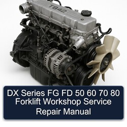 DX Series FG FD 50 60 70 80 Forklift Service Repair Workshop Manual PDF