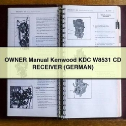 Owner Kenwood KDC W8531 CD Receiver (GERMAN) Owner's Manual PDF