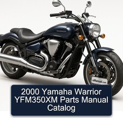 2000 Yamaha Warrior YFM350XM Parts Catalog PDF