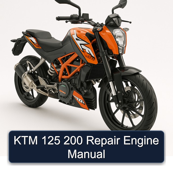 KTM 125 200 Engine Service Repair Workshop Manual PDF