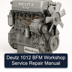 Deutz 1012 BFM Service Repair Workshop Manual PDF
