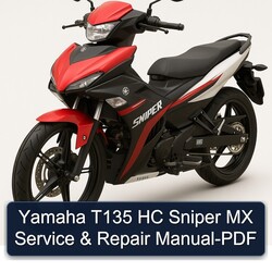 Yamaha Sniper T135 HC MX Service Repair Workshop Manual PDF