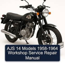 1958-1964 Ajs 14 Models Service Repair Workshop Manual PDF