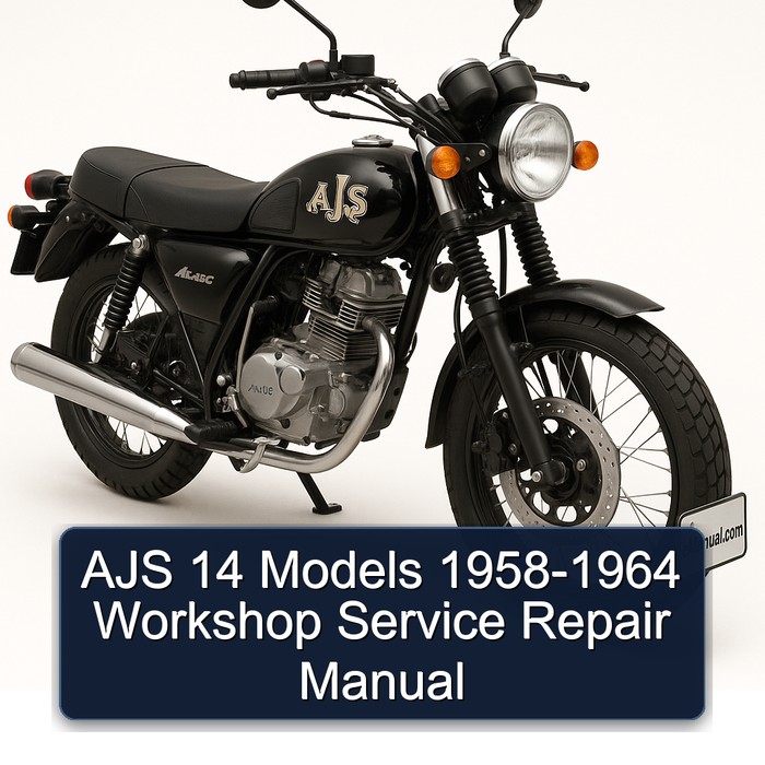 1958-1964 Ajs 14 Models Service Repair Workshop Manual PDF