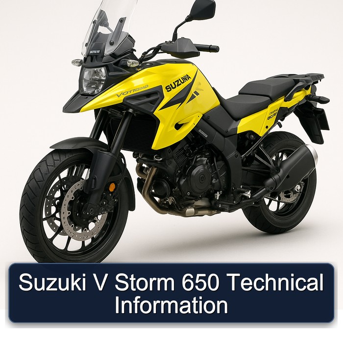 Suzuki V Storm Models 650 Information Service Repair Workshop Manual PDF