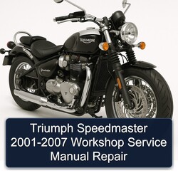 2001-2007 Triumph Speedmaster Service Repair Workshop Manual PDF