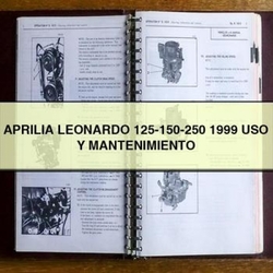 Aprilia Leonardo 125-150-250 1999 Uso Y Mantenimiento