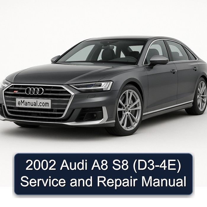 2002 Audi S8 A8 (D3-4E) Service Repair Workshop Manual PDF