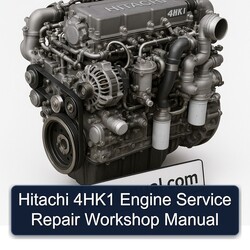 Hitachi 4hk1 Engine Service Repair Workshop Manual PDF
