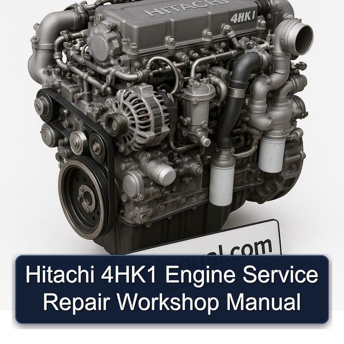 Hitachi 4hk1 Engine Service Repair Workshop Manual PDF