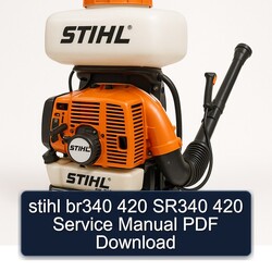 Stihl BR340 420 SR340 Service Repair Workshop Manual PDF
