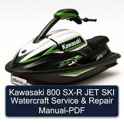 Kawasaki 800 SX-R JET SKI Watercraft Service Repair Workshop Manual PDF
