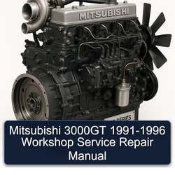 1991-1996 Mitsubishi S 6 Series 3000GT Service Repair Workshop Manual PDF
