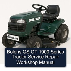 Bolens QS QT 1900 Series Tractor Service Repair Workshop Manual PDF