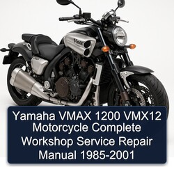 1985-2001 Yamaha Vmax 1200 VMX12 Motorcycle Service Repair Workshop Manual PDF