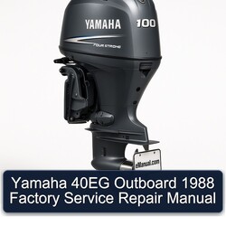 1988 Yamaha 40EG Outboard Service Repair Workshop Manual PDF
