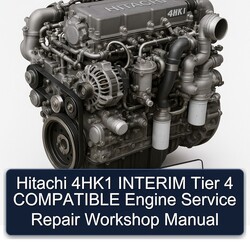 Hitachi 4hk1 Interim Tier 4 Compatible Engine Service Repair Workshop Manual PDF
