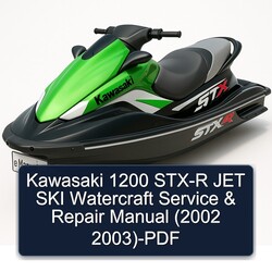 2002-2003 Kawasaki 1200 STX-R JET SKI Watercraft Service Repair Workshop Manual PDF