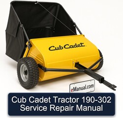 Cub Cadet Tractor 190-302 Service Repair Workshop Manual PDF