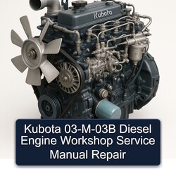 Kubota 03-m-03b Diesel Engine Service Repair Workshop Manual PDF