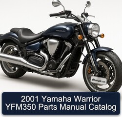 2001 Yamaha Warrior YFM350 Parts Catalog PDF