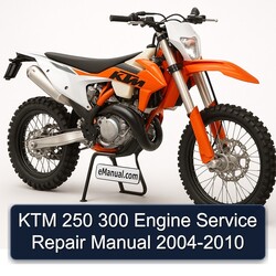 2004-2010 KTM 250 300 Engine Service Repair Workshop Manual PDF
