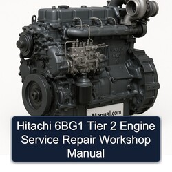 Hitachi 6bg1 Tier 2 Engine Service Repair Workshop Manual PDF