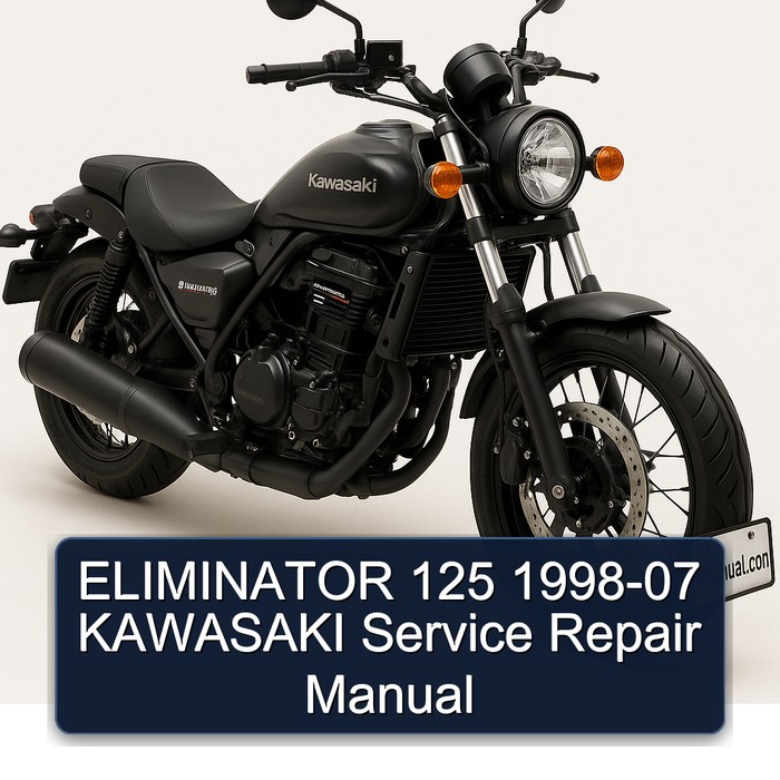1998-2007 Kawasaki Eliminator 125 07 Service Repair Workshop Manual PDF